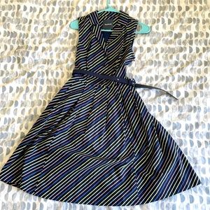 NWT Modcloth Medium striped sleeveless shirt dress